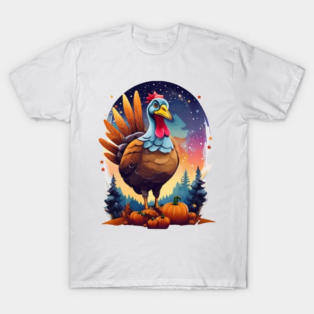 Thanksgiving turkey T-Shirt by Mysooni